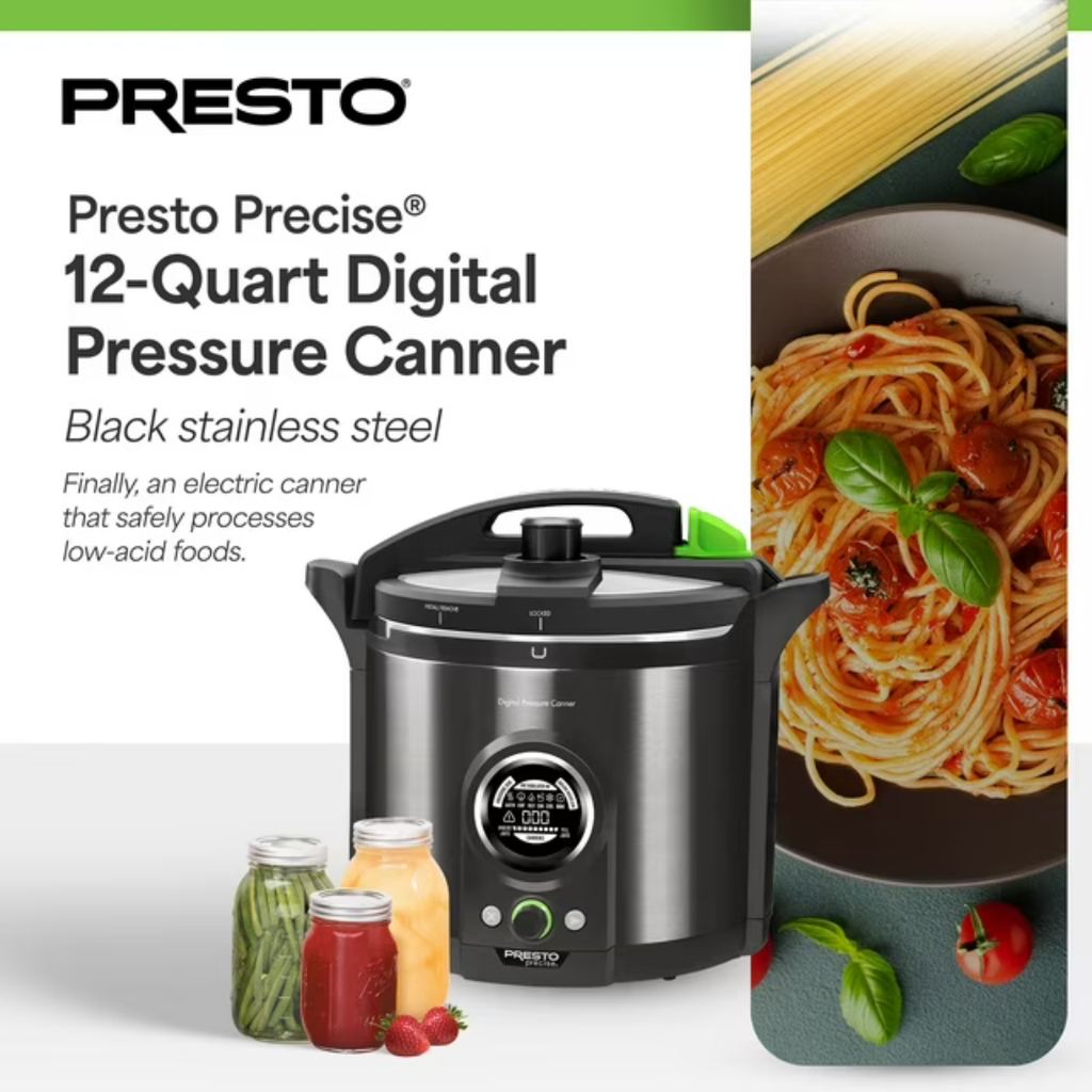 Presto 02144 12-Quart Digital Pressure Canner